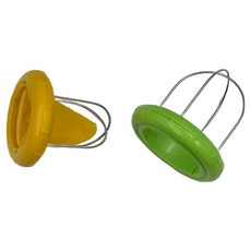 SHIMOMURA 下村 奇異果切割器 雙頭組, 切割奇異果專用 18-8不鏽鋼 ABS樹脂, 71 x 71 x 67mm, FV-628, 1個