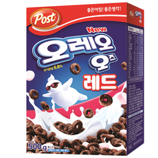 Post Oreo 麥片圈 草莓口味, 500g, 1盒