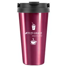 FUJI-GRACE 富士雅麗 不鏽鋼手提保溫杯, 紅色, 500ml, 1個