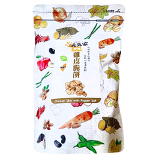 元氣家 甘梅雞皮脆餅, 100g, 1袋
