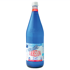 LAURETANA 蘿莉塔娜 冰河氣泡水 玻璃瓶, 1L, 1瓶