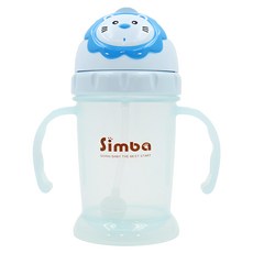 Simba 小獅王辛巴 滑蓋樂活杯, 香草 藍色, 240ml, 1個