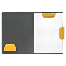 Lhids A4 磁吸筆記本套, 經典黃色, 1個