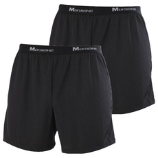 儂儂 吸濕排汗格子平口褲, 抗菌防臭, 穿著乾爽舒適2件, L, 黑