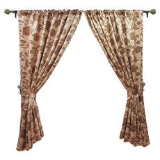 Cotton Field 棉花田傢飾 法爾印花仿麂皮穿掛兩用遮光窗簾