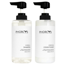 PHORCYS 馥絲 白藜珈保濕洗護組, 染燙受損髮推薦, 保濕護色清潔護髮, 禮盒裝, 1組