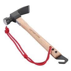 CAPTAIN STAG 鹿牌 鍛造無釘營錘 120 x 40 x 315mm 490g, 原木色, 1個