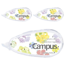 KOKUYO 國譽 Campus 象牙白修正帶，5mmx8m, 水果, 3個