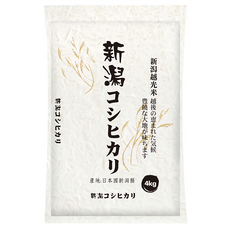 Kitoku Shinryo 木德神糧 日本新潟越光米, CNS一等, 4kg, 1包