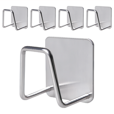 小麥購物 不鏽鋼海綿收納架 Y496 44g, 5個, 銀色