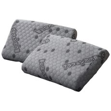 Ishur 伊舒爾 天絲石墨烯乳膠枕 工學護頸型 超柔針織布料 100%天然乳膠 親膚舒適, 2個