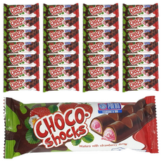 Polus Choco shocks 威化條，草莓口味, 40g, 30包
