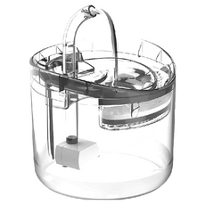 防乾燒馬達智能款寵物飲水機, 1.8L大容量, 靜音節能, 兩種飲水模式, 1台, 單一顏色