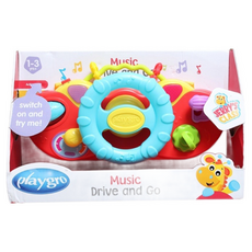 playgro 培高 手推車音樂方向盤, 多色, 1個