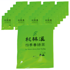 龍源茶品 鑫龍源 杉林溪四季春綠茶三角立體茶包 附提袋, 1組, 3g, 25包