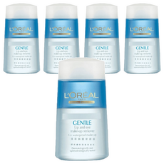 L'OREAL PARiS 巴黎萊雅 台灣公司貨 溫和眼唇卸妝液, 125ml, 5瓶