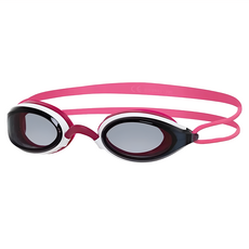 ZOGGS 成人女性 Fusion Air氣墊泳鏡，防霧，抗UV，廣角鏡片, 不適用, Pink, 1個