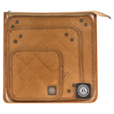 KZM OUTDOOR 工業風隔熱墊套組, 帆布材質, 包含S號M號L號隔熱墊, 收納袋, K23T3Z03, 1組