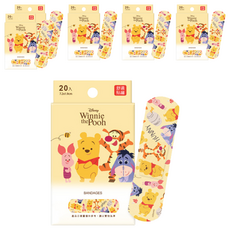 ONEDER 旺達棉品 小熊維尼系列貼繃, 20片, 6盒