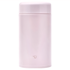 ZOJIRUSHI 象印 不鏽鋼一體式杯蓋真空燜燒杯, 玫瑰粉, 750ml, 1個