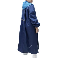 愛北鼻 親子同款加厚防水雨衣, 藏青色, XXL(建議130~140cm), 1件