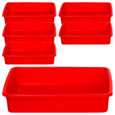 500密林 置物籃 PP材質 45x34.5x11cm 黃色/綠色/紅色/藍色, 6個