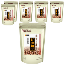 元氣家 養生紅麴納豆, 口感香脆可口，成分天然，健康營養, 200g, 6包