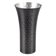 FREIZ 和平 燕研磨不鏽鋼水杯 300ml (TM-9849) - 日本燕市製造 質感水杯, 黑色 + 銀色, 1個