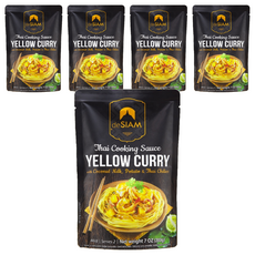deSIAM 泰式黃咖哩調理醬包, 200g, 5包