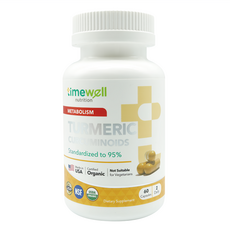 timewell 時光安好 薑黃帝膠囊, 1罐, 60顆, 調整體質, 增強體力