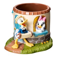 Disney 迪士尼 造型花盆 窗邊唐老鴨&黛西, 1個