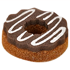 KEYTOSS 詰朵斯 甜甜圈造型高密度海棉餐具清潔海綿, 10.7 x 3cm, 1入, 1個