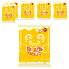 乖乖 玉米脆果煉乳, 彎的脆果, 非油炸物, 無防腐劑, 40g, 6包