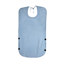 感恩使者 大人防水圍兜 50x90cm 竹纖維+PU膜 男女適用, 藍色, 1個