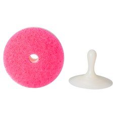 marna 便利附吸盤海綿 桃粉, 1個