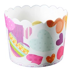 Ideal Wrapping 毅典 挺口杯50入-愛心(50mm*45mm), 1入, 50入