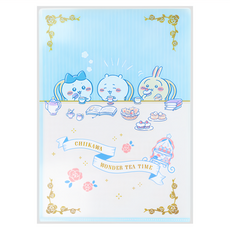 sun-star A4兩用封口L型資料夾 吉伊卡哇藍色假日 PP塑膠文件收納, 1個