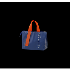 多巴胺時尚加厚防水保溫便當袋-藏青色, 底部26 x 高20 x 側厚15cm, 1個