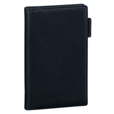 Raymay 藤井 Davinci 芳潤系列 萬用手冊, JDP3029B(黑色), 9x14x2cm, 牛皮, 1本