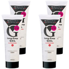 mandom 必喜麗 長效保濕透明髮雕, 超硬定型, 強力持久, 225g, 4瓶