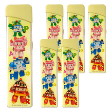 收納王妃 ROBOCAR POLI 波力 上推鉛蕊盒 POPS29-3 變形, 6個, 0.5mm