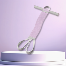 MICAHEL FITNESS 麥克健身 針織腳蹬拉力器, 薄霧紫, 1個