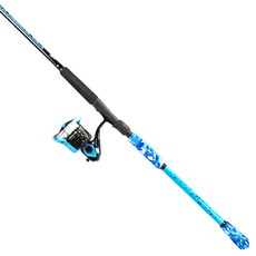 okuma 寶熊釣具 炫彩獵人X Fin Chaser COMBO 竿捲組 FNX-802MH-60, 天空藍