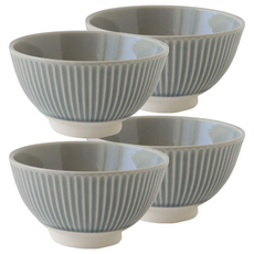 WANDU 瓦讀 日式藍海 4803 簡約設計, 1組, 4 件組碗