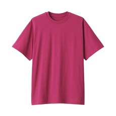 MUJI 無印良品 棉混天竺圓領短袖T恤 男