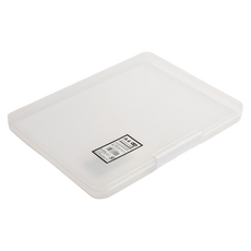 izumi a4單色文具盒 3579m 3個, 霧白色, 1組