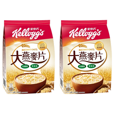 家樂氏 Kellogg's 大燕麥片, 高纖維 零添加, 100%澳洲全穀純燕麥, 750g, 2包