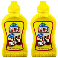 FLORIDA GARDENS 黃芥末醬 227g 100%天然, 2罐