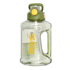 MY WATER 胖胖力士水壺 PC聚碳酸酯材質 耐熱110°C, 綠色, 1.5L, 1個