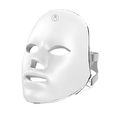 Panatec 沛莉緹 七彩LED光子美容面罩 充電式設計 一鍵觸控, 1個, K-539W, 白色